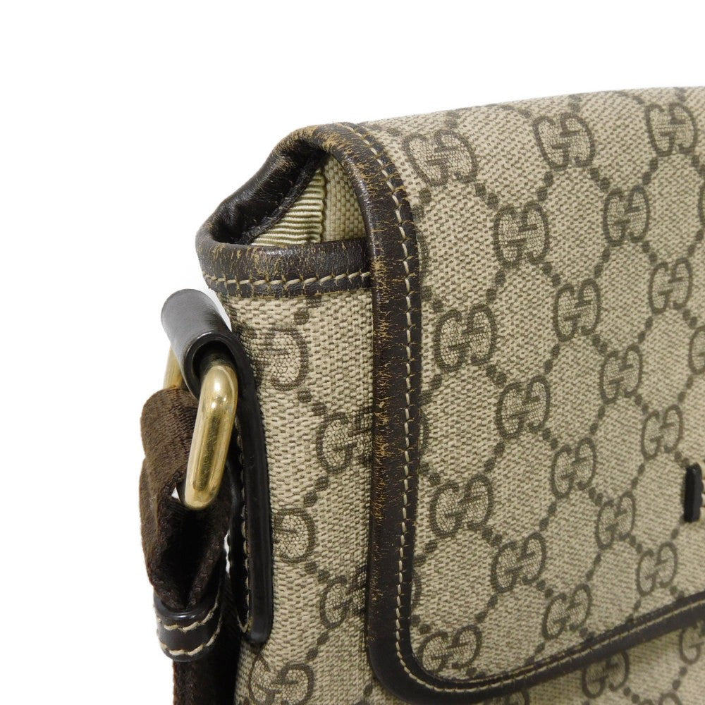 GUCCI Shoulder Bag 223666 GG Plus Canvas (PVC-coated) x Canvas beige GG plus Mini messenger bag