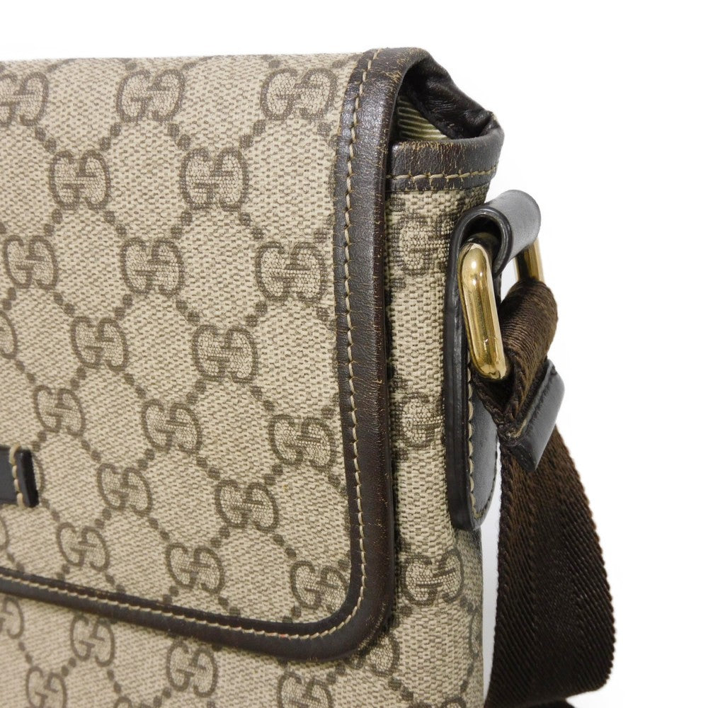 GUCCI Shoulder Bag 223666 GG Plus Canvas (PVC-coated) x Canvas beige GG plus Mini messenger bag