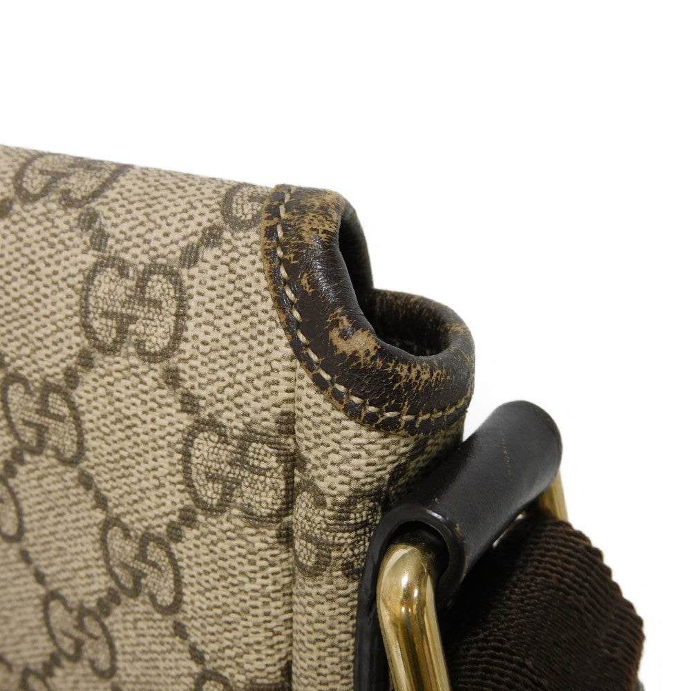 GUCCI Shoulder Bag 223666 GG Plus Canvas (PVC-coated) x Canvas beige GG plus Mini messenger bag