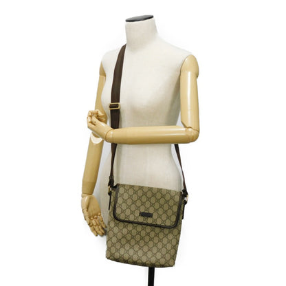 GUCCI Shoulder Bag 223666 GG Plus Canvas (PVC-coated) x Canvas beige GG plus Mini messenger bag