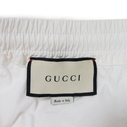 GUCCI Pants 604171 XDAX3 9061 Cotton (acrylic coating) white Web stripe Sherry Line Cargo Pants 46