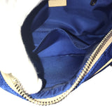GUCCI Waist bag body bag off the grit Nylon 631341 blue Women(Unisex) Used Authentic