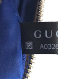 GUCCI Waist bag body bag off the grit Nylon 631341 520931 Blue beige Women(Unisex) Used Authentic