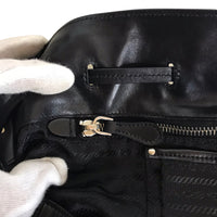PRADA Tote Bag Handbag Nylon BR3555 black Women Used Authentic