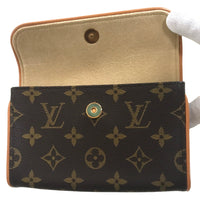 LOUIS VUITTON Waist bag Pochette Florentine Monogram canvas M51855 Brown Women Used 1180-2401E 100% authentic