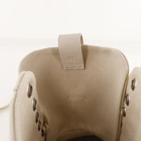 BOTTEGAVENETA sneakers High cut canvas beige unisex(Unisex) Used Authentic