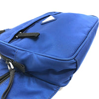 PRADA Waist bag Bag Triangle logo Nylon 2VL001 blue mens Used Authentic