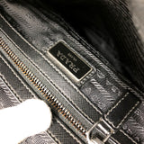 PRADA Shoulder Bag Crossbody bag Renylon Triangle Logo Nylon 2VH002 black Women Used Authentic