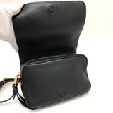 PRADA Shoulder Bag Crossbody bag Vitello Phoenix leather 1BD063 black Women Used Authentic