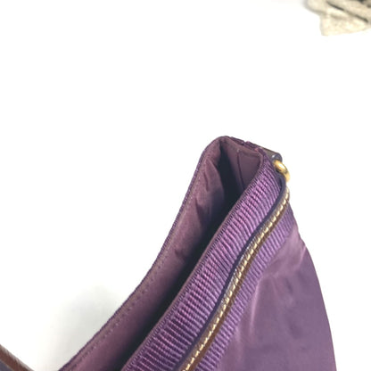 PRADA Tote Bag Enamel / nylon purple logo