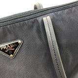 PRADA Shoulder Bag Bag 2WAY Triangle logo Tote Bag/Crossbody Nylon 1BG189 Navy unisex(Unisex) Used Authentic