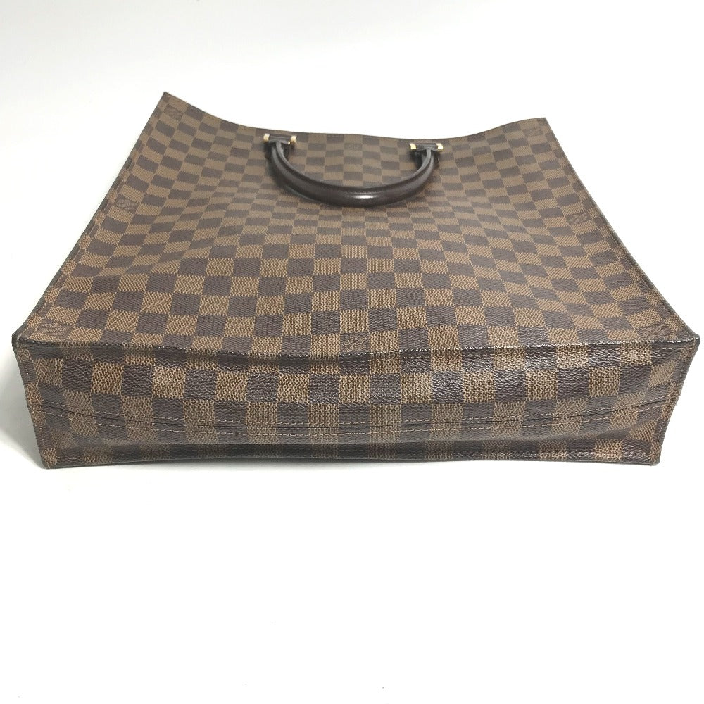 LOUIS VUITTON Tote Bag N51140 Damier canvas Brown Damier Sac Plat Women Used Authentic