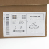 BURBERRY sneakers LOW TOP SNEAKERS canvas 8021036 White Women Used Authentic