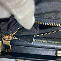 LOUIS VUITTON Handbag M91805 Suhari leather black Suhari Angenu PM Women Used Authentic