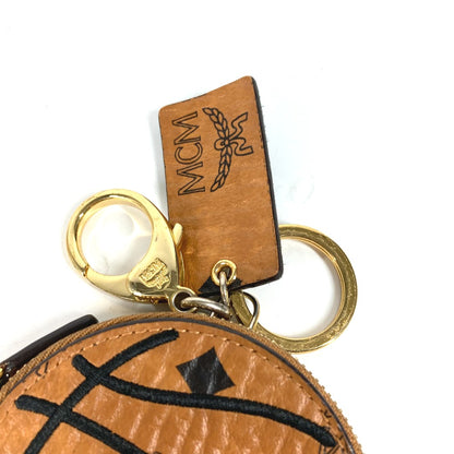 MCM Coin case leather Brown PUMA 50th Anniversary Collaboration PUMA Ball-shaped basketball mens Used Authentic