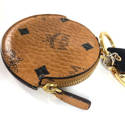 MCM Coin case leather Brown PUMA 50th Anniversary Collaboration PUMA Ball-shaped basketball mens Used Authentic