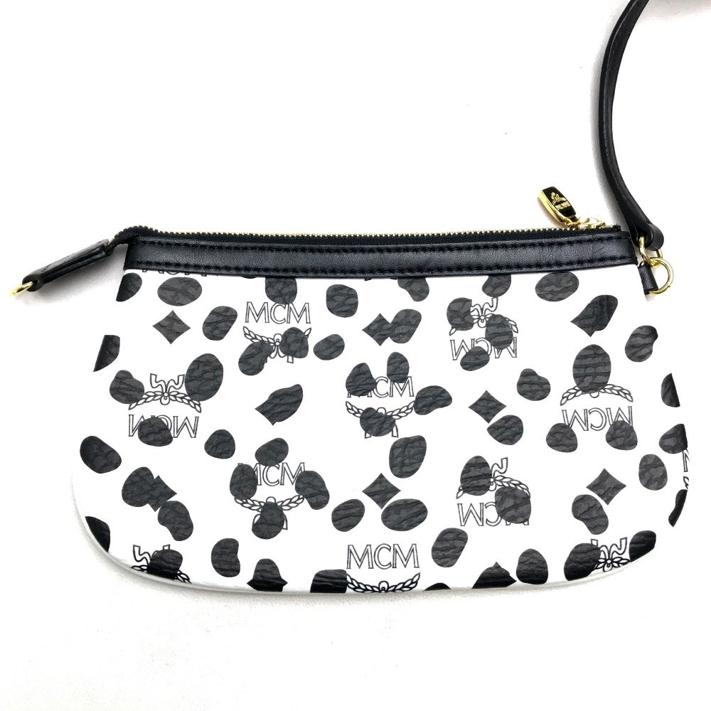 MCM Tote Bag Coated leather black LOVELESS collaboration dalmatian studs Women Used Authentic