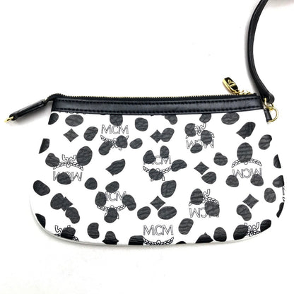 MCM Tote Bag Coated leather black LOVELESS collaboration dalmatian studs Women Used Authentic