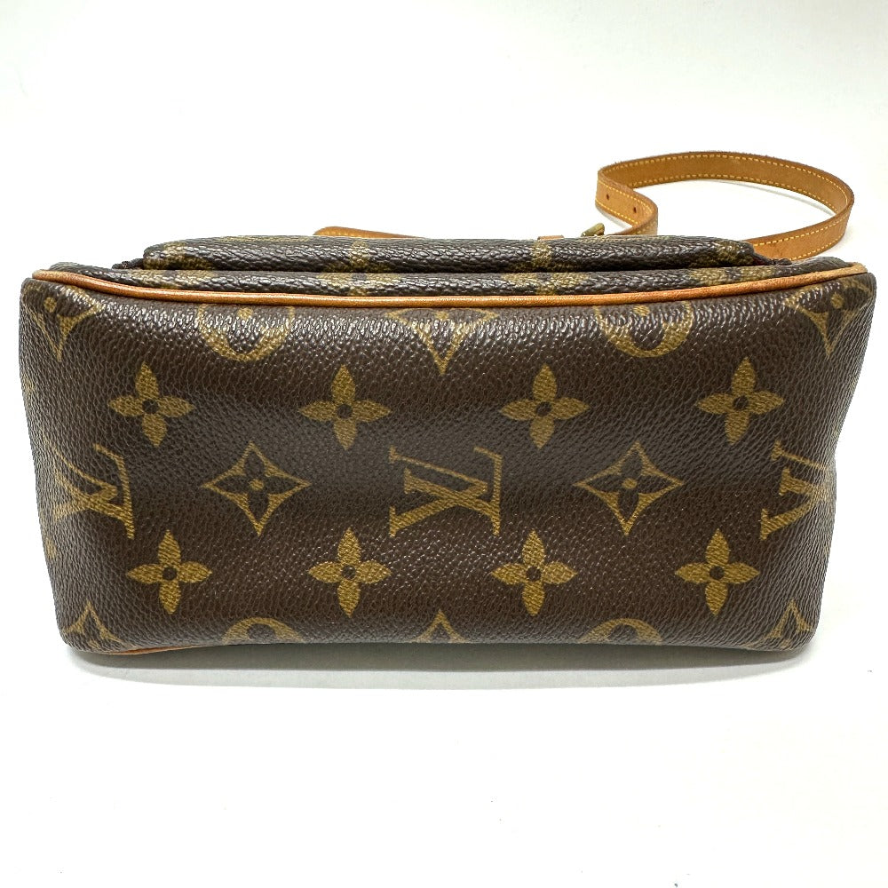 LOUIS VUITTON Shoulder Bag M51165 Monogram canvas Brown Vivasite PM Women Used Authentic