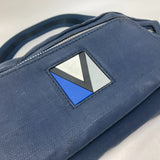 LOUIS VUITTON body bag M80706 Nylon canvas blue LV cup Mizenu mens Used Authentic