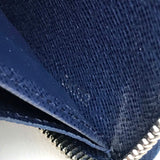 LOUIS VUITTON Long Wallet Purse M60307 Epi Leather blue Epi Zippy wallet Women Used Authentic