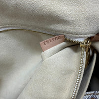 LOUIS VUITTON Shoulder Bag N41208 Damier Azur Canvas white Damier Azur Salina PM Women Used Authentic