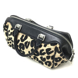 LOUIS VUITTON Handbag M94257 leather beige Leopard Baby Women Used Authentic