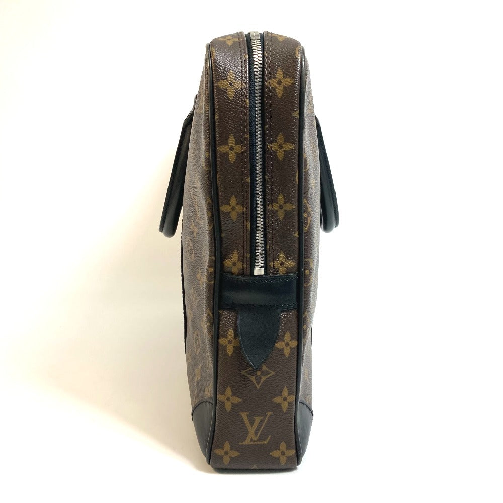 LOUIS VUITTON Briefcase M40225 Monogram canvas Brown Monogram Macasa Port Documan Voyajaj mens Used Authentic