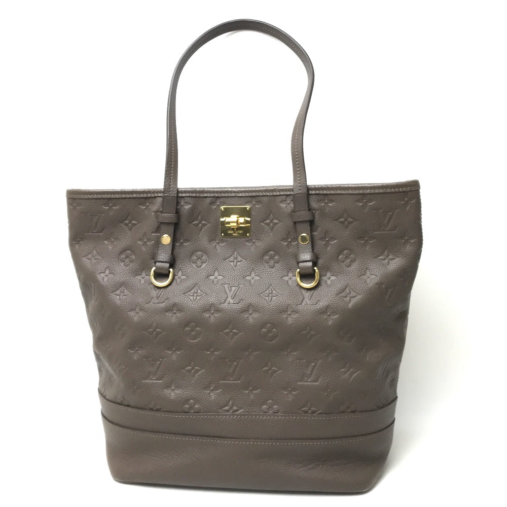 LOUIS VUITTON Tote Bag M40516 Monogram Ann Platt Leather Brown Monogram Ann Platt Citadine PM Women Used Authentic