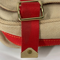 LOUIS VUITTON Shoulder Bag Bicolor Crossbody Bag Antigua Buzzus PM canvas M40041 beige Women Used Authentic