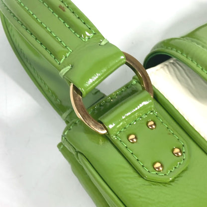 LOUIS VUITTON Handbag M92518 enamel green sack bicolour