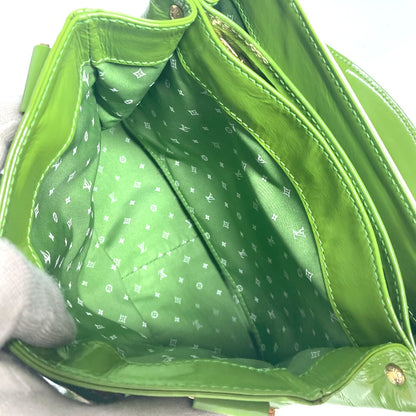 LOUIS VUITTON Handbag M92518 enamel green sack bicolour