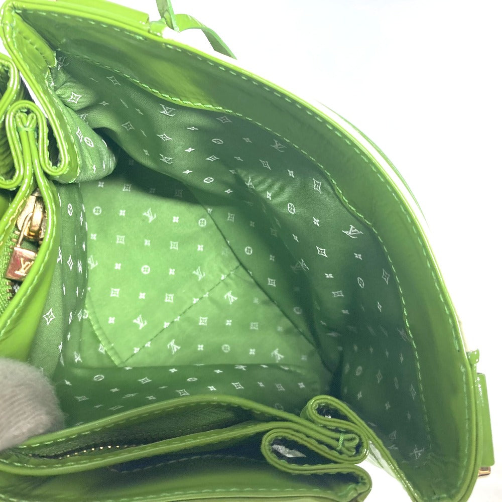 LOUIS VUITTON Handbag M92518 enamel green sack bicolour