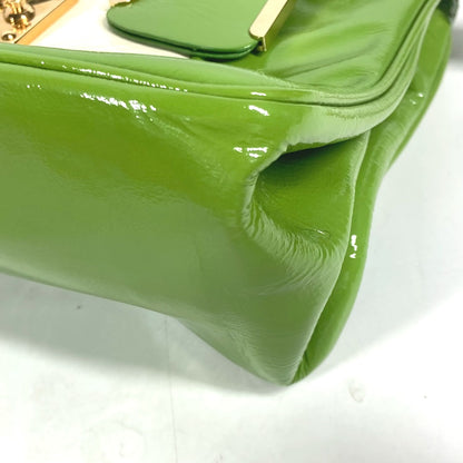 LOUIS VUITTON Handbag M92518 enamel green sack bicolour