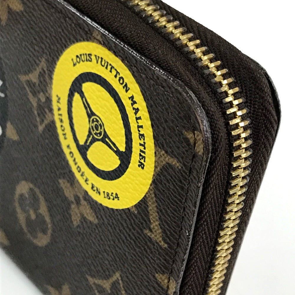 LOUIS VUITTON Long Wallet Purse M62149  Monogram canvas Brown Monogram sticker Zippy Wallet World Tour Women Used Authentic