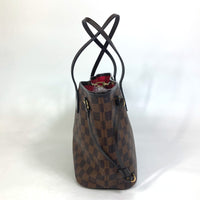 LOUIS VUITTON Tote Bag bag shawl Damier Never full PM Damier canvas N41359 Brown Women Used Authentic