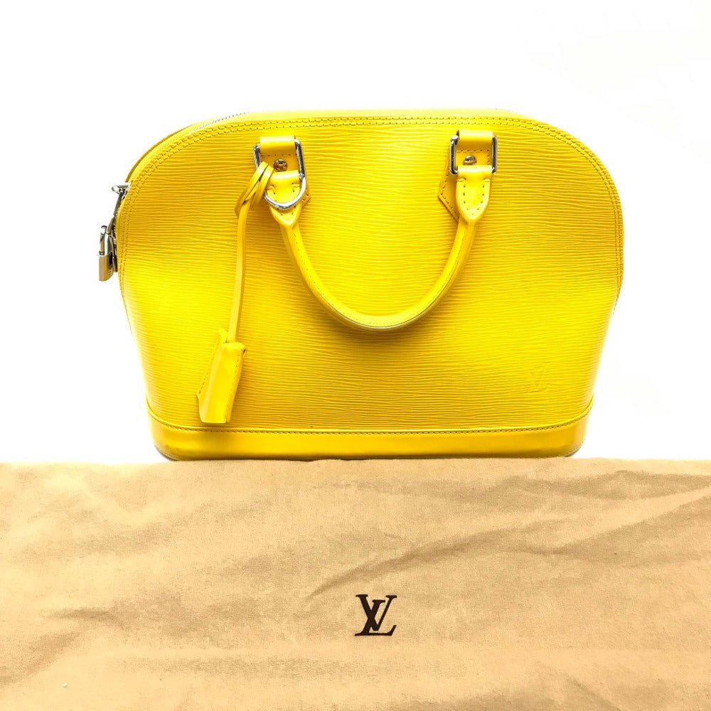 LOUIS VUITTON Handbag M40619 Epi Leather yellow Epi Alma PM Women Used Authentic