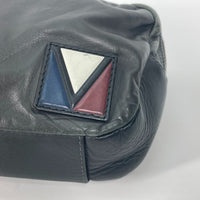 LOUIS VUITTON body bag Belt Bag Shoulder Bag V-Line 2WAY Handbag Fast Crossbody Bag leather M50445　 gray mens Used Authentic