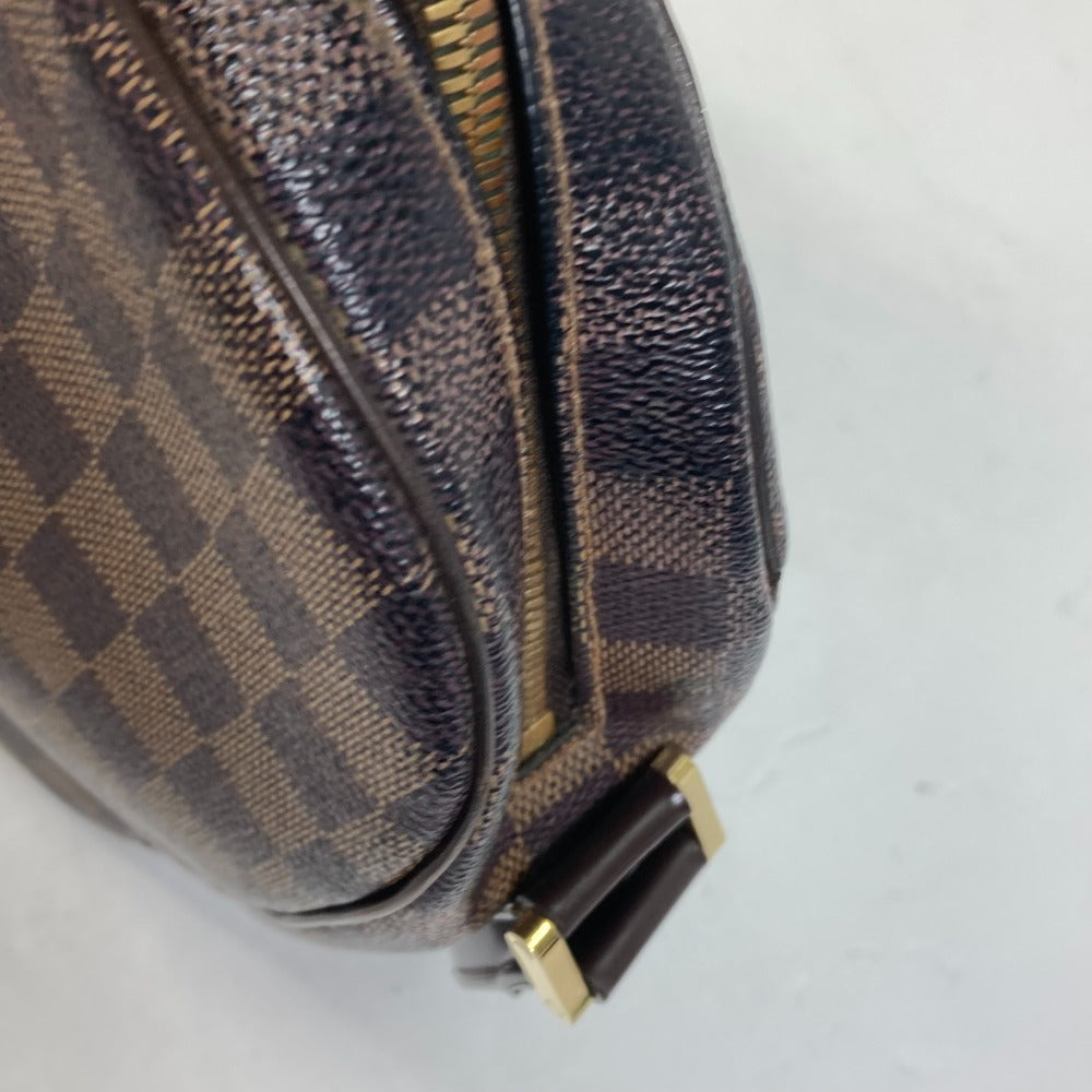 LOUIS VUITTON Shoulder Bag N51292 Damier canvas Brown Damier Ipanema GM Women Used Authentic