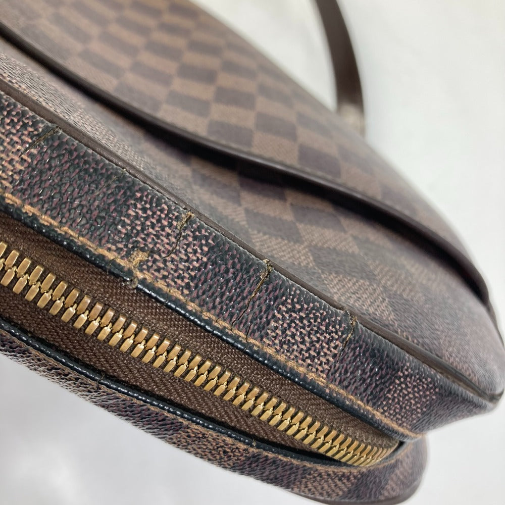 LOUIS VUITTON Shoulder Bag N51292 Damier canvas Brown Damier Ipanema GM Women Used Authentic