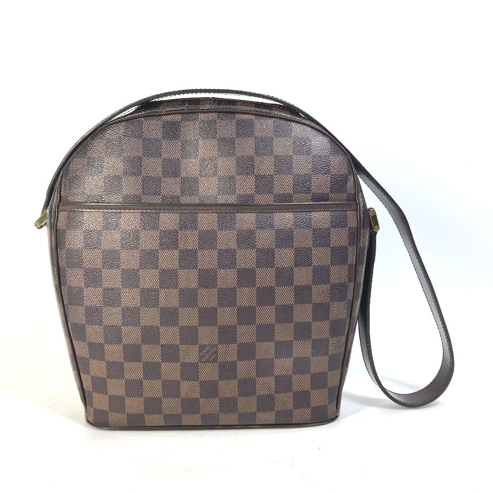 LOUIS VUITTON Shoulder Bag N51292 Damier canvas Brown Damier Ipanema GM Women Used Authentic