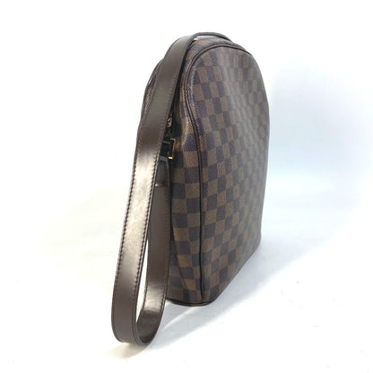 LOUIS VUITTON Shoulder Bag N51292 Damier canvas Brown Damier Ipanema GM Women Used Authentic