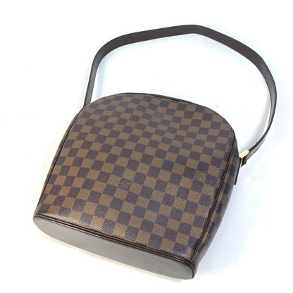 LOUIS VUITTON Shoulder Bag N51292 Damier canvas Brown Damier Ipanema GM Women Used Authentic