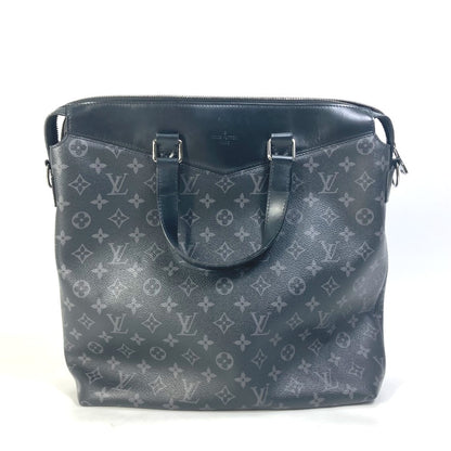 LOUIS VUITTON Tote Bag M40567 Monogram Eclipse Canvas black Monogram Eclipse Tote Explorer mens Used Authentic