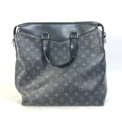 LOUIS VUITTON Tote Bag M40567 Monogram Eclipse Canvas black Monogram Eclipse Tote Explorer mens Used Authentic