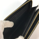 LOUIS VUITTON Long Wallet Purse M80323 leather black game on monogram Zippy wallet Women Used Authentic