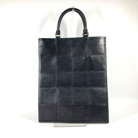 LOUIS VUITTON Tote Bag M54622 Epi Leather black Epi stretch Silver fizz mens Used Authentic