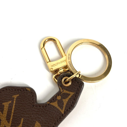 LOUIS VUITTON key ring M68865 leather gold glasses glasses eyewear Portocre 1.1 Millionaire Women Used Authentic