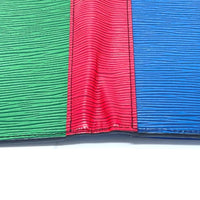 LOUIS VUITTON Long Wallet Purse M68718 Epi Leather Blue x red x green Epi Portefeuille・Brother NM unisex(Unisex) Used Authentic