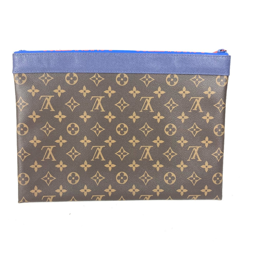 LOUIS VUITTON Clutch bag M63048 Monogram canvas Brown Monogram Pochette Apollo